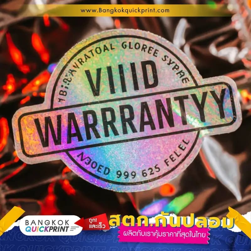สติ๊กเกอร์กันปลอม void warranty