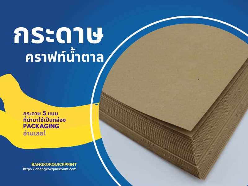 กระดาษ คราฟท์ นำมาใช้เป็นกล่องPackaging